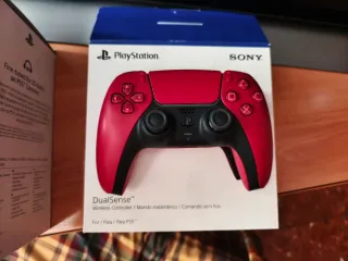 Auriculares Pulse 3D + Mando DualSense PS5 Rojo