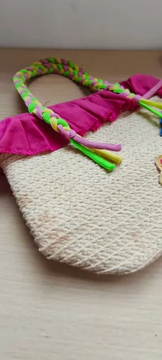 3 Bolsos/Capazos Infantiles multicolor