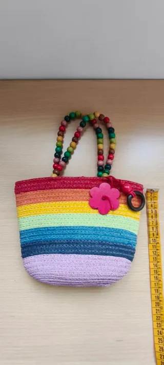 3 Bolsos/Capazos Infantiles multicolor