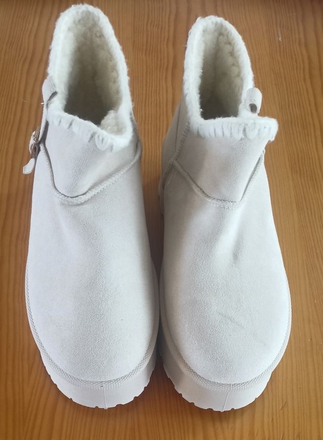 Botines Beige Talla 41