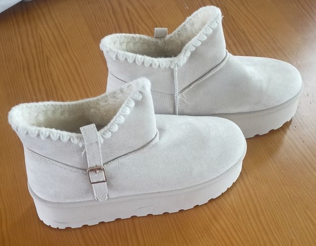 Botines Beige Talla 41