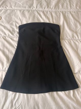 Top palabra de honor Zara Negro sin usar