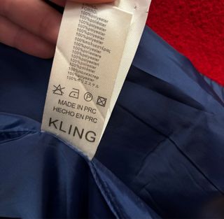 Chaquetón Kling Rojo y Azul