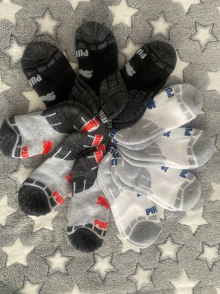 Lote calcetines puma niño talla 33/35