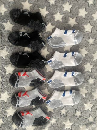 Lote calcetines puma niño talla 33/35