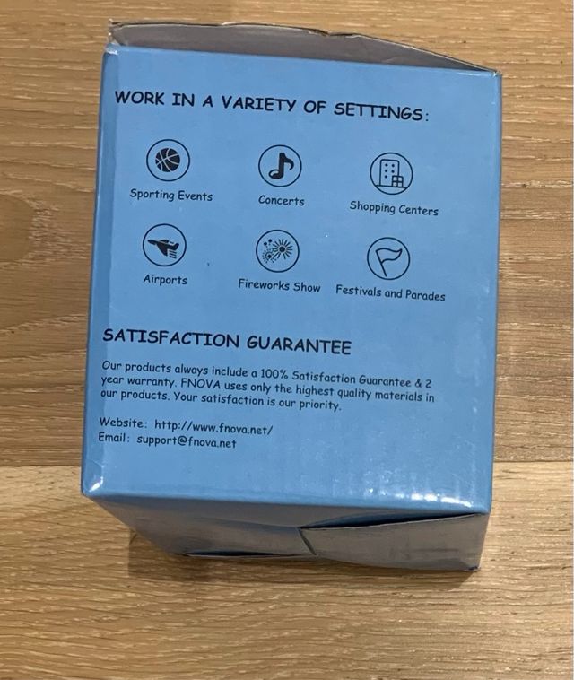 Cascos Insonorizados Infantil 26dB NRR 0-3 años