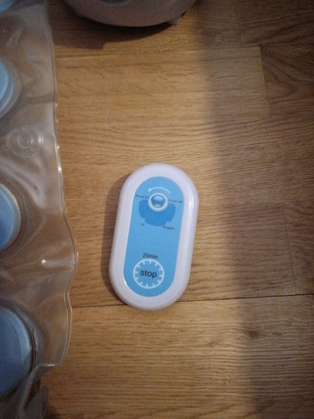 Alfombra Hidromasaje Azul y Blanca