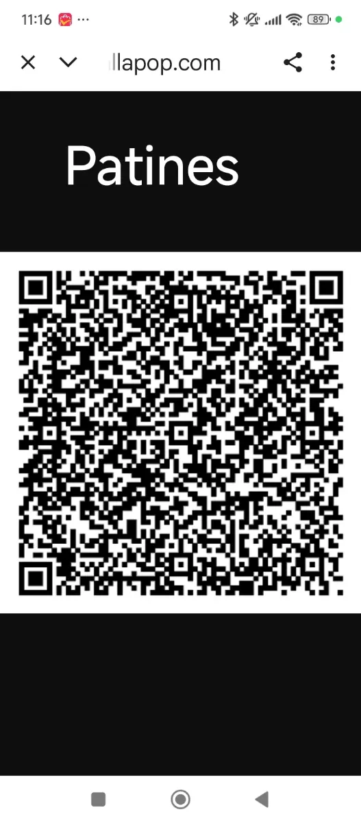 Patines de 4 ruedas blancos