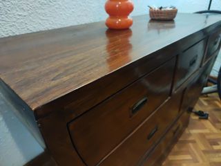 Cómoda madera forma barco