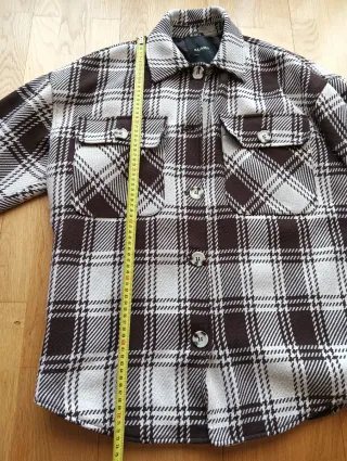 Chaqueta oversize cuadros Pull&Bear Mujer Talla S 