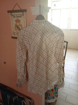 Camisa Zara Cuadros Talla L
