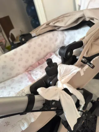 Funda Capazo Bebé Estampado Floral y sábana 