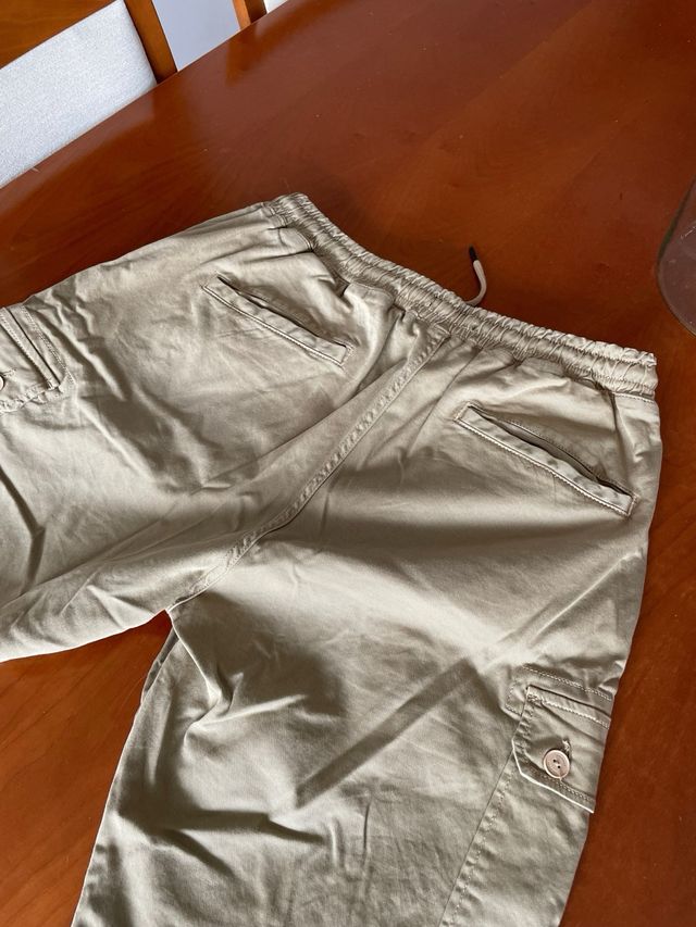 Pantaloni jogger beige Pull&Bear