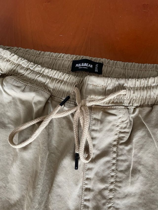 Pantaloni jogger beige Pull&Bear