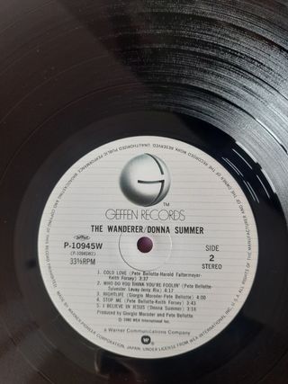 Donna Summer - The Wanderer Vinile 1980