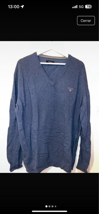 Jersey Gant Azul Marino Talla 4XL
