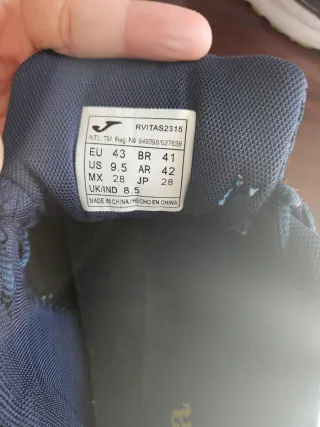 Zapatillas Joma Azul y Blanco