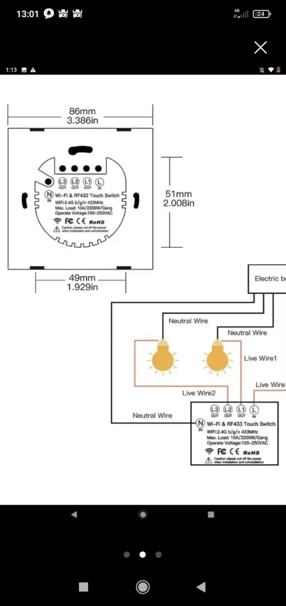 Interruptor WiFi Inteligente