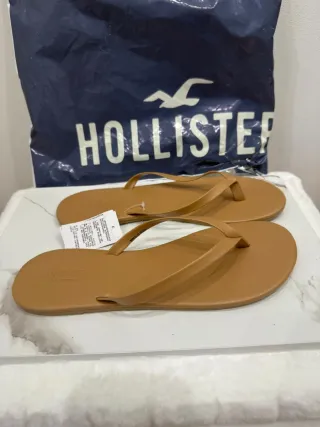 Sandalias Hollister Beige