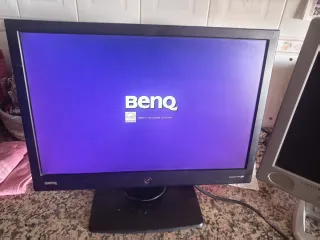 2 Monitores Negro/Plata
