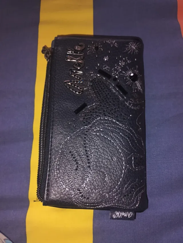 Cartera Anekke grande multicolor y negra