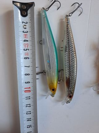 Lote 5 señuelos pesca Rapala