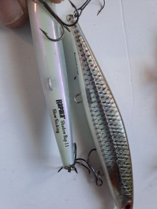 Lote 5 señuelos pesca Rapala