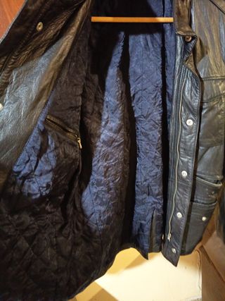 Chaqueta de cuero Caramelo Negra