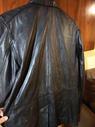 Chaqueta de cuero Caramelo Negra