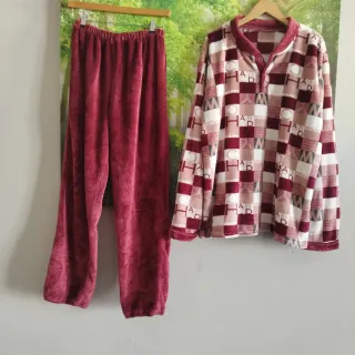 Pijama de 2 piezas de franela