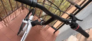 Bicicleta Plegable Blanca