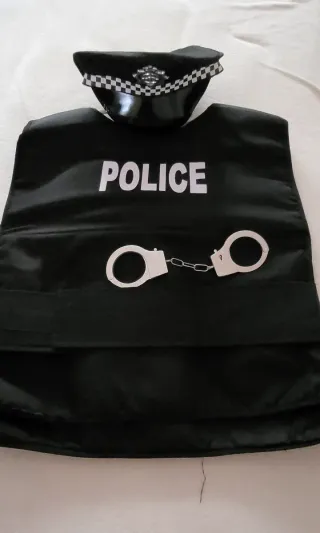 Disfraz de policía Talla M