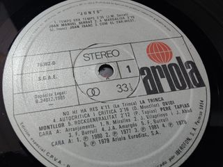Vinilo JUNTS Folk 1981