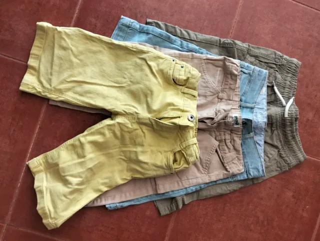 Pantalones cortos niño 4 unidades