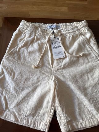 Pantalón Zara beige Talla S sin estrenar