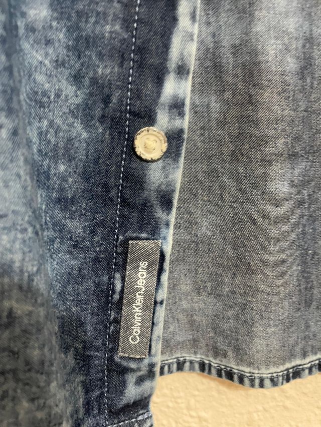 Camisa Vaquera Calvin Klein Jeans Manga Corta