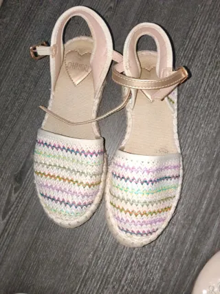 Manoletinas niña Oh!Girl multicolor talla 33 y 34 