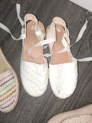 Manoletinas niña Oh!Girl multicolor talla 33 y 34 