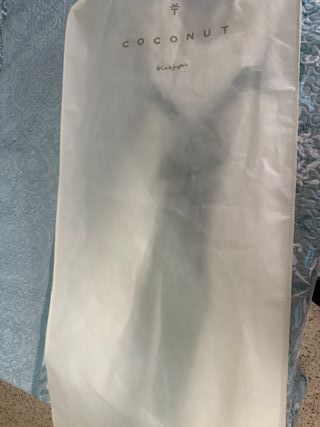 Vestido blanco comunión con fajín verde