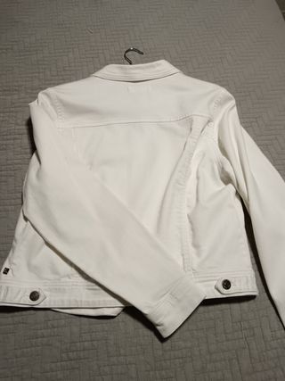 Cazadora vaquera blanca T40 