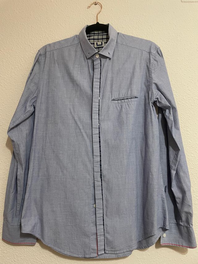 Camisa Adolfo Dominguez Azul