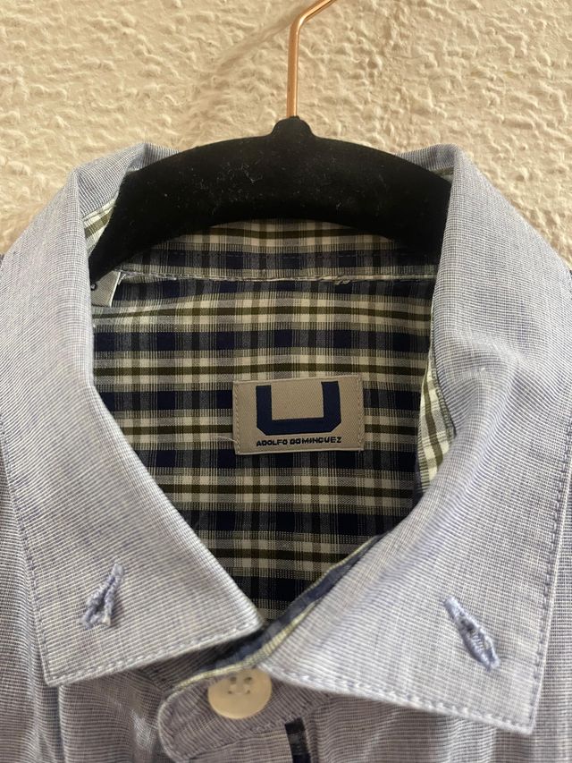 Camisa Adolfo Dominguez Azul