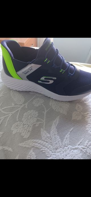 Zapatillas Skechers Swift Fit Unisex Azul/Verde
