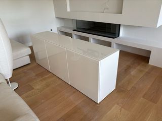 Mueble TV Besta IKEA Blanco/Madera