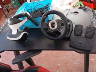 Gafas VR, Mesa y Silla Gaming, Volante PS