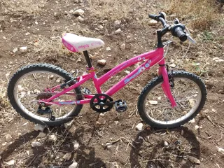 Bicicleta infantil rosa Speed 20