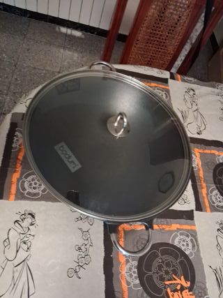 Olla Wok Bodum Hierro Fundido Como Nueva