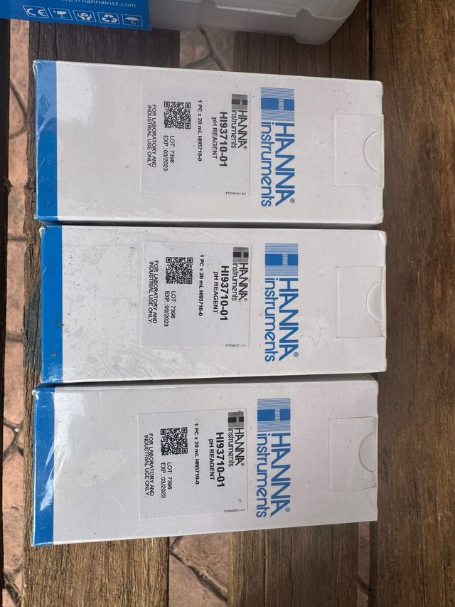3 x Hanna HI93710-01 pH Reagent