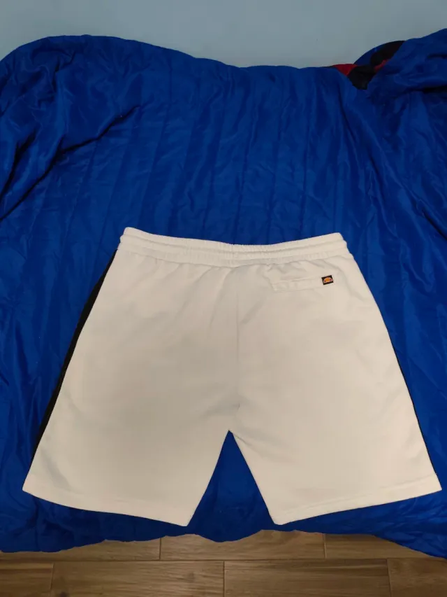 Pantalón deportivo Ellesse blanco y negro