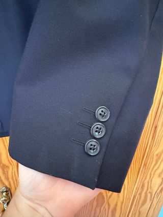 Chaqueta de traje azul marino talla 60